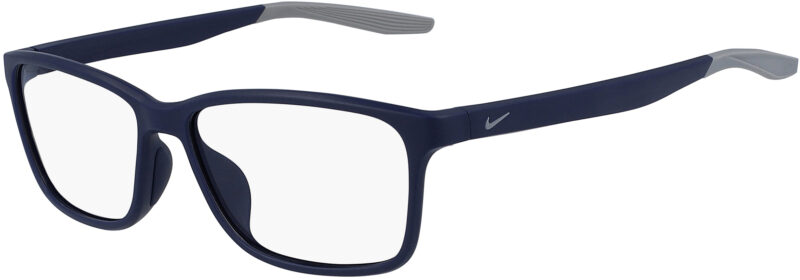 Nike-7118-413-Matte-Midnight-Navy-Wolf-Grey-Frame-Matte-Midnight-Navy-Wolf-Grey-Lens-Angled-Side-Left