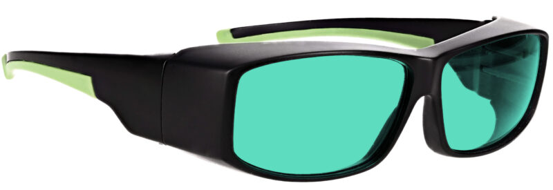 Phillips_Safety-17001-Matte_Black_with_Green-angleright-lenses_RBY