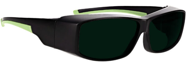 Phillips_Safety-17001-Matte_Black_with_Green-angleright-lenses_GB-G3-17001-BK