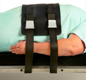 Patient-Restraint-strap-w-mid-panel-and-4-buckles-green