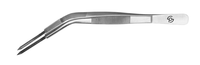 Glass Blowing Tungsten Bent Tweezers GB-TBT_01