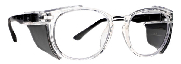 RG-190-CL-50SS radiation glasses 190 angle right