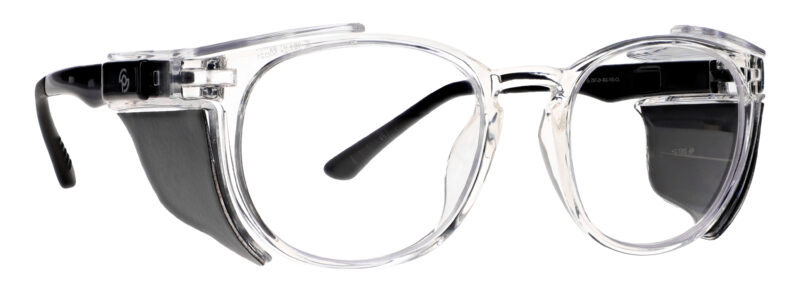 RG-190-CL-50SS radiation glasses 190 angle right
